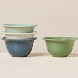 Set of 4 5 fl oz Pinched Edge Mini Bowls - Hearth & Hand™ with Magnolia